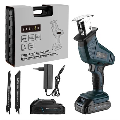 Пила сабельная аккумуляторная Zitrek ZKRS20 PRO 085-1316 - фото 181698