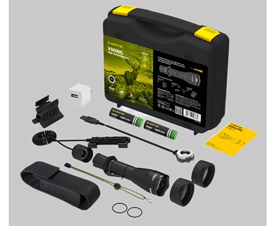 Фонарь Armytek Viking Pro Magnet USB Extended Set Белый - фото 182021