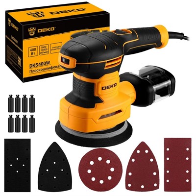 Эксцентриковая шлифмашина DEKO DKS400W - фото 182363