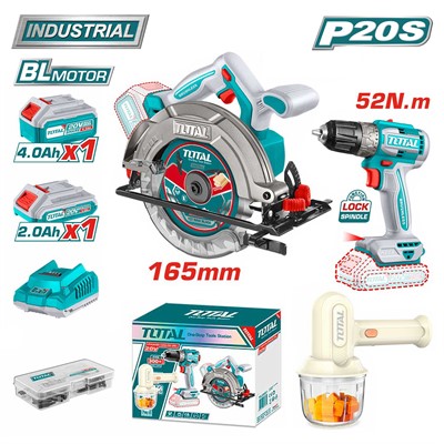 Набор аккумуляторных инструментов TOTAL TOSLI240583 - фото 182797