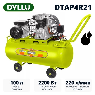 Компрессор масляный ременной DYLLU DTAP4R21 - фото 182913