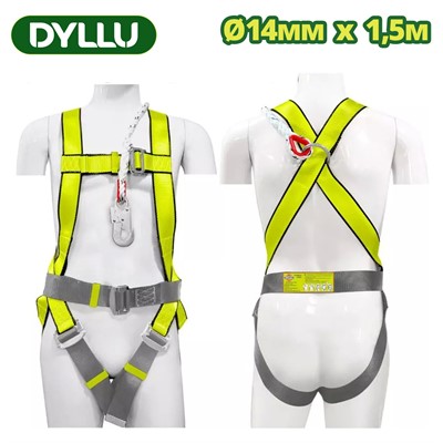 Привязь страховочная 14ммx1,5м DYLLU 