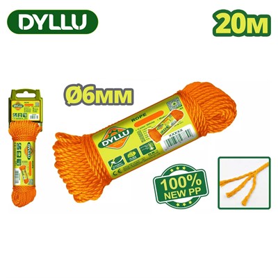 Веревка 6ммx20м DYLLU 