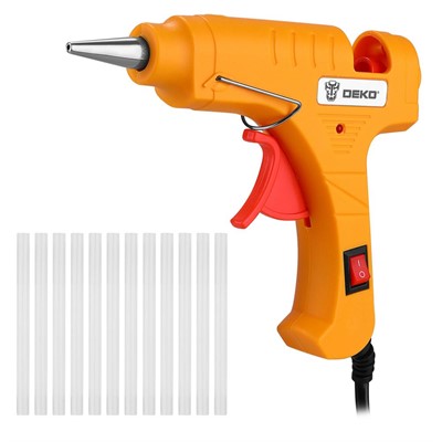 Термопистолет клеевой DEKO GG-30 SET2, 30 Вт, с набором стержней (12 шт, 7 мм) - фото 183663