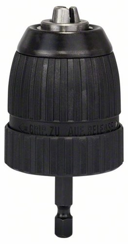 Быстрозажимной сверлильный патрон до 10 мм 1-10 мм, 1/4" - 6-гр., BOSCH - фото 18428