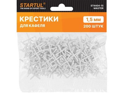 Крестики д/кафеля 1,5мм 200шт STARTUL MASTER (ST4404-15) - фото 185119