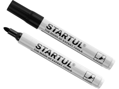 Маркер промышл. перманентный фетровый черный STARTUL PROFI (ST4340-01) - фото 185183