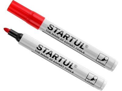 Маркер промышл. перманентный фетровый красный STARTUL PROFI (ST4340-03) - фото 185185