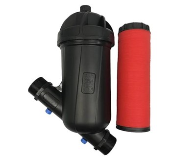 Фильтр дисковый, ячейка 120 мкм (130 mesh), две внеш. резьбы 1 1/4", 15 м3/час