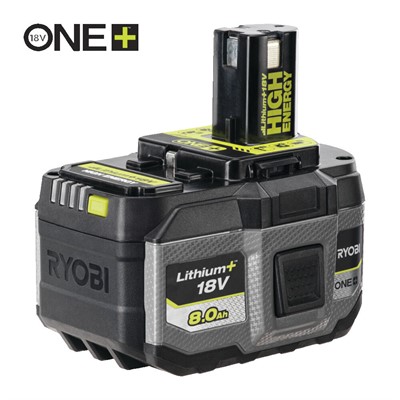 ONE + / Аккумулятор 18 В, 8 А/ч, индикатор уровня заряда RYOBI RB1880T