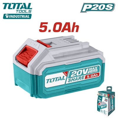 Аккумулятор TOTAL 20В, Li-Ion, 5,0 А*ч, P20S TFBLI20531