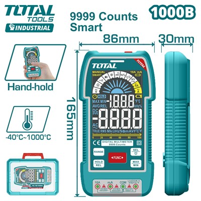 Мультиметр цифровой TOTAL TMT5110004 - фото 186958