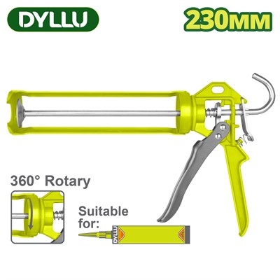 Пистолет для герметика 230 мм DYLLU DTCG4109 - фото 187127