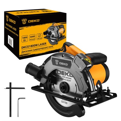 Пила циркулярная DEKO DKCS1800W Laser - фото 187998