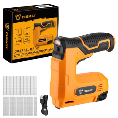 Степлер аккумуляторный DEKO DKES3.6-Li - фото 188058