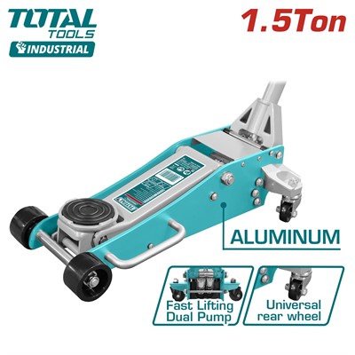 Домкрат гидравлический подкатной 1,5 т TOTAL THT108015 - фото 188146