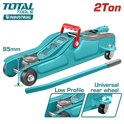 Домкрат гидравлический подкатной 2т. TOTAL THT10822 - фото 188148