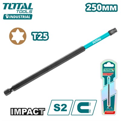 Бита ударная Т25 250мм TOTAL TACIM71T25250 - фото 188249