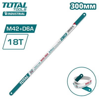 Полотно ножовочное биметаллическое 300мм TOTAL THT571186 - фото 188284