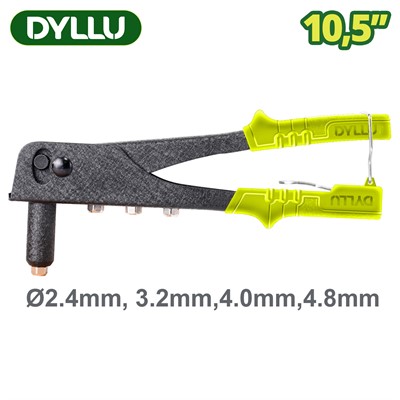 Заклепочник 2,4-4,8 мм 227мм DYLLU DTHR1610 - фото 188368