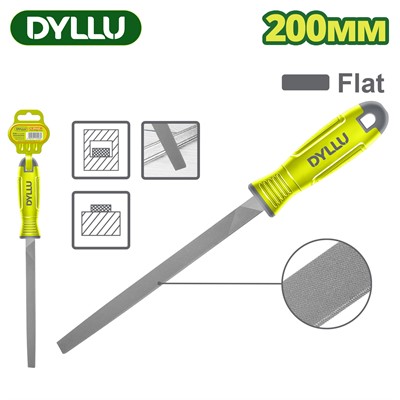 Напильник плоский 200 мм DYLLU 