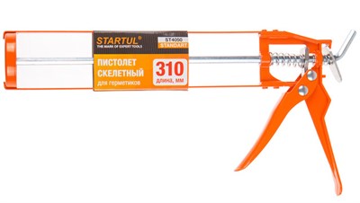 Пистолет для герметика скелетный 310 мл STARTUL STANDARD - фото 18850
