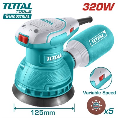 Эксцентриковая шлифмашина TOTAL TF2131256 - фото 188834