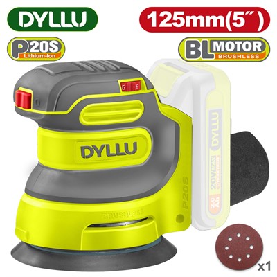 Эксцентриковая шлифмашина аккумуляторная DYLLU DTRAP5030 - фото 188863