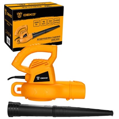 Воздуходувка электрическая DEKO DKBL3000 (3000Вт, 16 м.куб/мин)