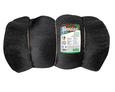 Сетка защитная от птиц тканая 10х50 м, ячейка 15х15 мм, 20 г/м DIAMOND BRADAS