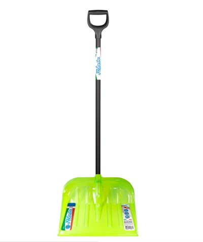 Лопата снеговая поликарбонатная с черенком, FELICITA 475х400х1510 мм