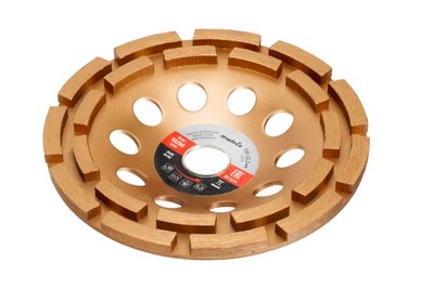 Чашка алмазная 150 мм шлифовальная двухрядная, Matrix