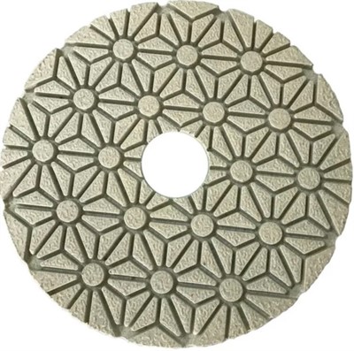 Алмазный гибкий шлифовальный круг 100 мм, шаг 3