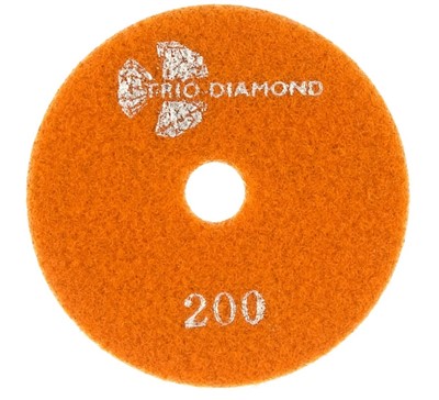 Алмазный гибкий шлифкруг Черепашка 100мм № 200 (сухая шлифовка)