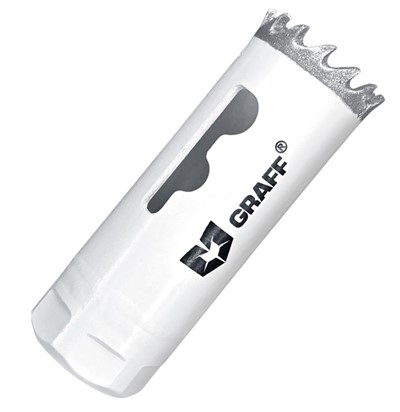 Коронка 22 мм по металлу биметаллическая с кобальтом GRAFF