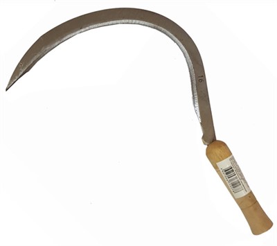 Серп, лезвие 400 мм, деревянная ручка