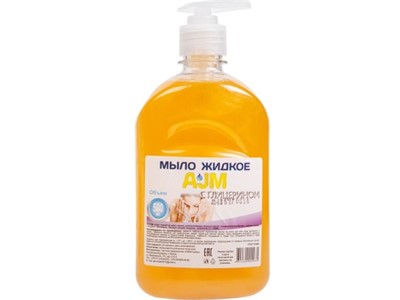 Мыло жидкое для рук с глицерином 500 мл AJM - фото 190943
