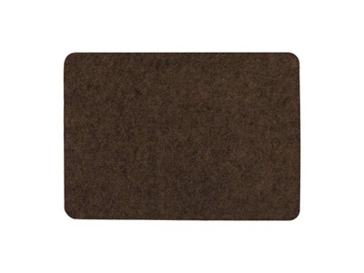 Коврик влаговпитывающий, ребристый Slim без борта, подложка 50*80 см VORTEX коричневый - фото 191722