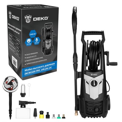 Мойка высокого давления DEKO DKCW2400 PRO - фото 192025