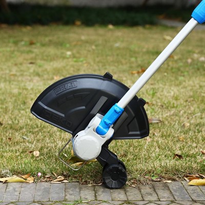 Триммер аккумуляторный DEKO DKTR20 20В, 4 А/ч, поворотный с колесами - фото 192052