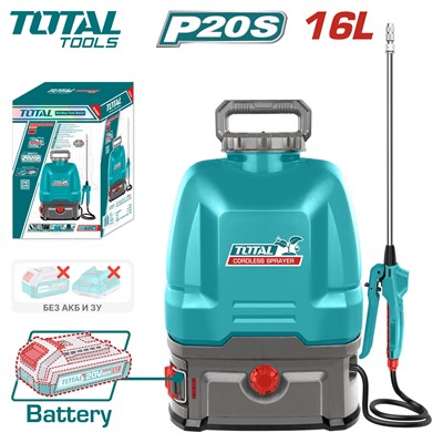 Опрыскиватель аккумуляторный 16 л, 20В, без АКБ TOTAL