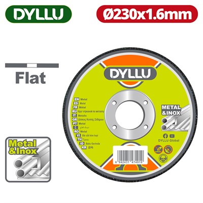 Круг отрезной 230x1,6х22,2 мм по металлу DYLLU