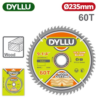Диск пильный 235x30 мм 60 зубьев DYLLU