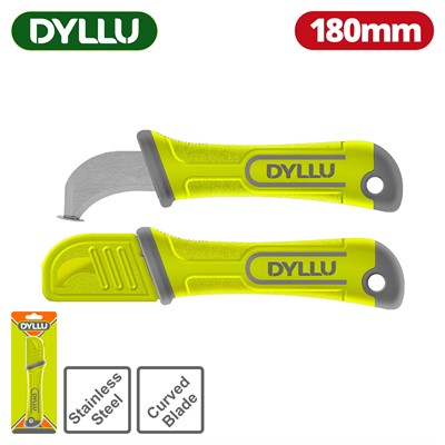 Нож изогнутый для очистки проводов 180 мм DYLLU - фото 192459