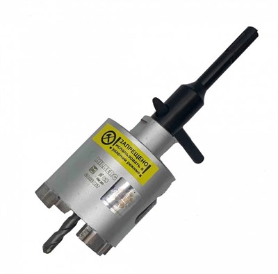 Коронка Hilberg Laser, подрозетник 4T 68*60 мм, (сухое сверление)