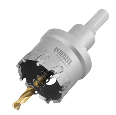 Коронка твердосплавная по металлу 41 мм DENZEL