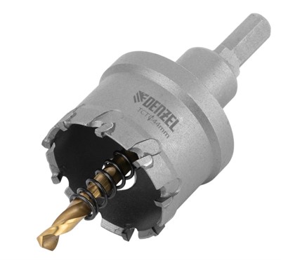 Коронка твердосплавная по металлу 44 мм DENZEL