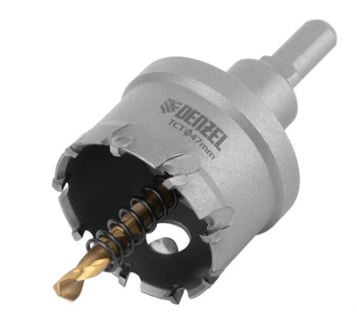 Коронка твердосплавная по металлу 47 мм DENZEL