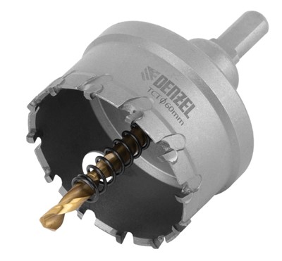 Коронка твердосплавная по металлу 60 мм DENZEL