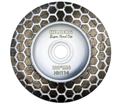 Чашка алмазная 100 мм по керамике и керамограниту m14  Hilberg Super Hard Cup
